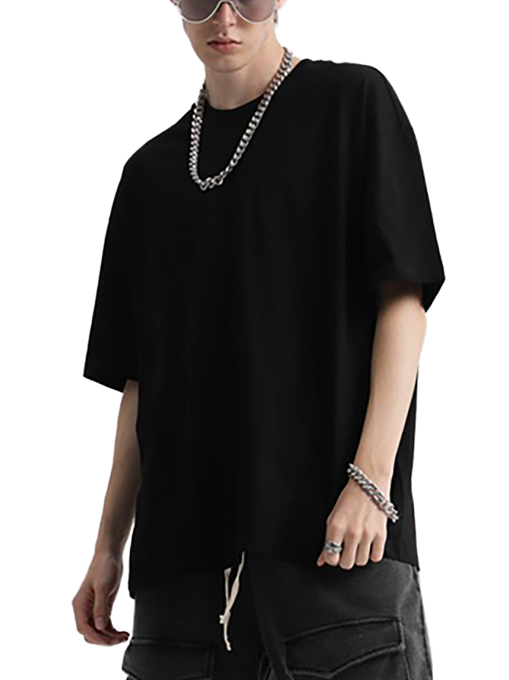 Streetwear Unisex 100% Cotton Basic Tee - Print On Demand | HugePOD-7
